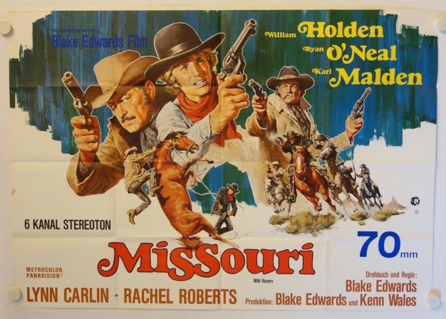 Wild Rovers original release german double-panel movie poster